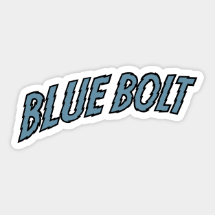 Blue Bolt Sticker